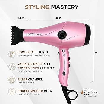 ヘアドライヤー cicco クレイツ マグネットヘアプロ ドライヤー ゼロ ブラックプラス